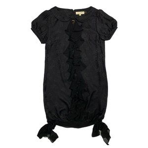 Jovovich-Hawk Monita Ruffle Silk Dress